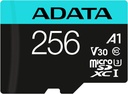 Memoria Flash MicroSD 256GB UHS-I U3 Clase10 A2, 100MBps y 85MBps, AUSDX256GUI3V30SA2-RA1